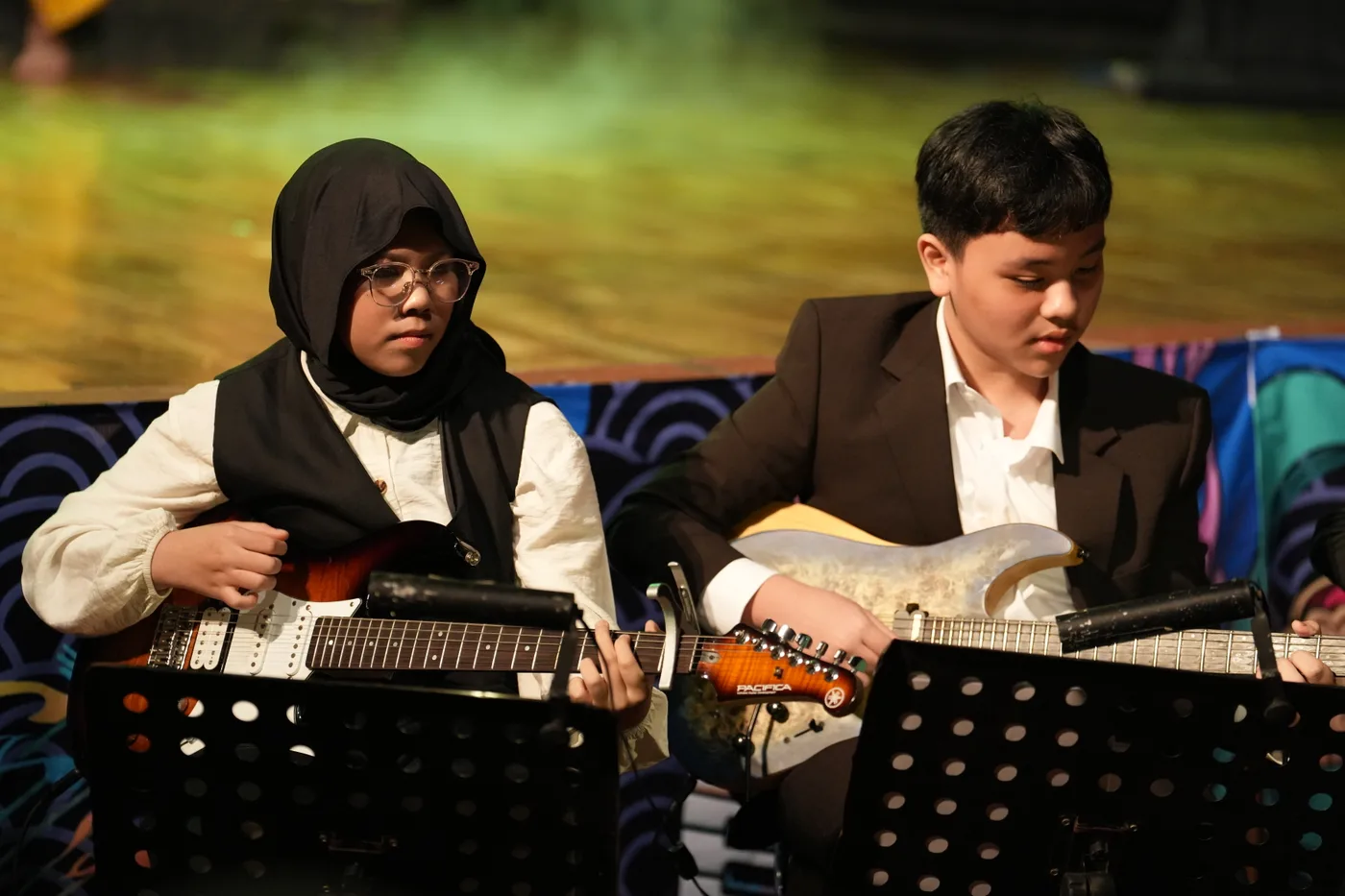 Student musical creativity during the school arts performance