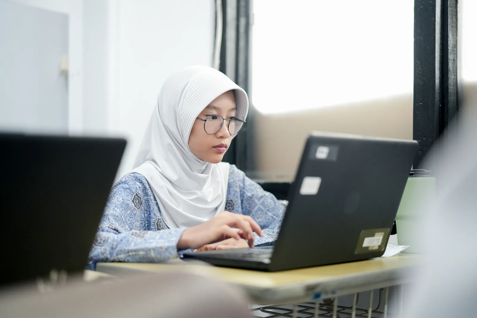 Fasilitas pembelajaran komputasi dan digital siswa SMP Alfa Centauri.